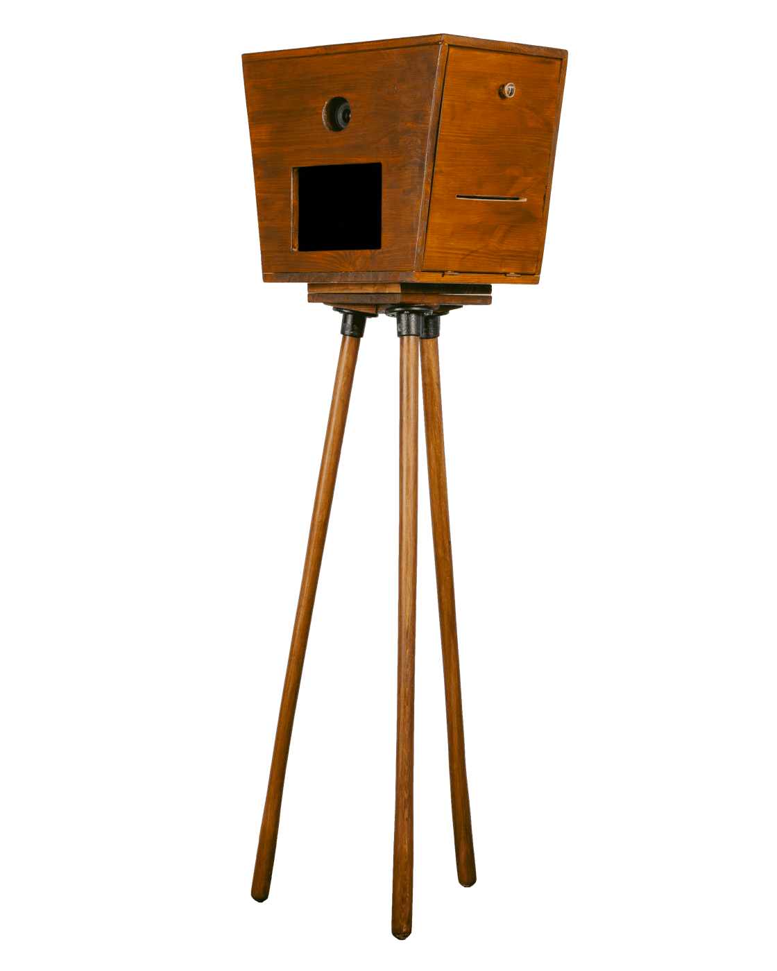 Luxo booth, schuin vooraanzicht